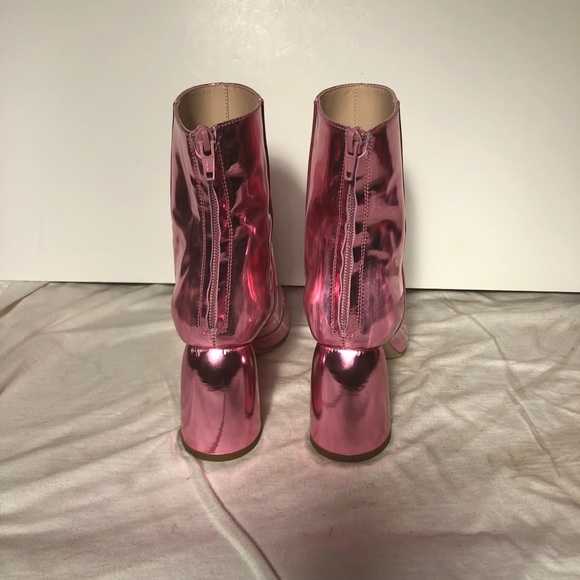 Ellery Pink Patent leather Jezebel ankle boots 37 - Picture 4 of 10